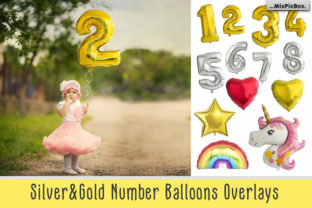 Download Shaped Number Balloons Overlays - Balloons Collection