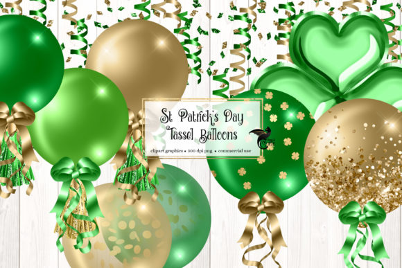 Download St Patrick's Day Tassel Balloons Clipart - Balloons Collection