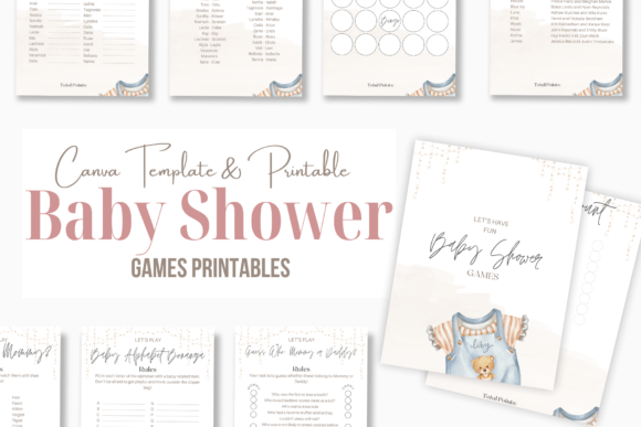 Download Baby Shower Games Printable Template - Baby shower Collection