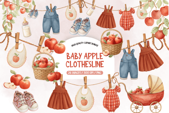 Download Apple of Our Eye Baby Shower Clipart - Baby shower Collection