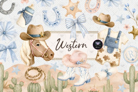 Download Western Baby Shower Clipart - Baby shower Collection