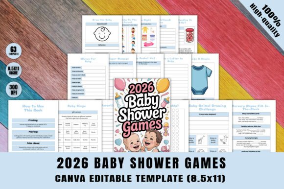 Download 2026 Baby Shower Games - Baby shower Collection