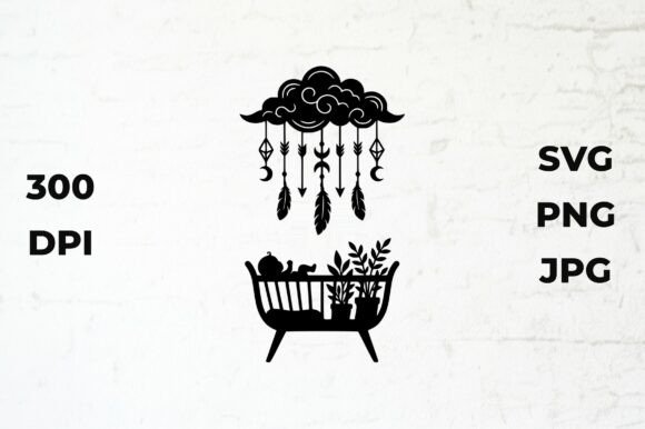 Download Nursery Decor with Bohemian Cloud Mobile - Nursery decor Collection