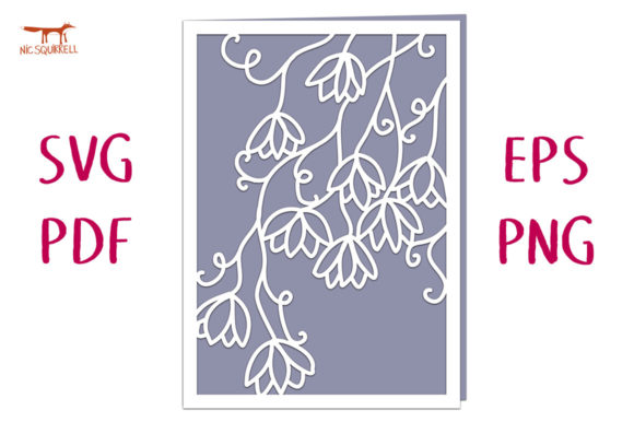 Download Hop Flower Greetings Card SVG Cut - Card Collection