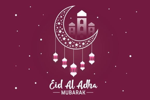 Download Eid Al Adha. Islamic Greetings Card, SVG - Card Collection